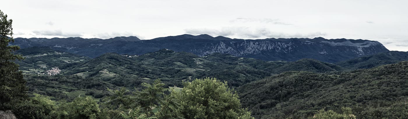 Image of panoramic view from Štanjel
